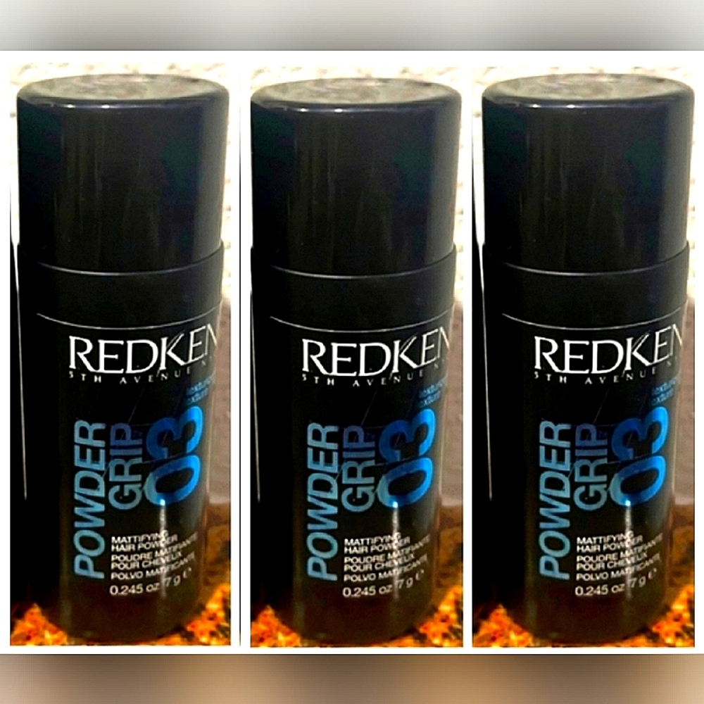 Redken 03 Powder Grip Mattifying Hair Powder 3x ~New ☆Discontinued, Rare, HTF☆